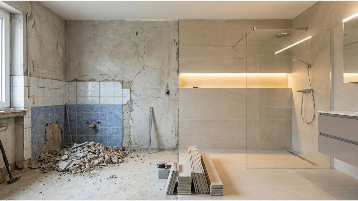 Bad renovieren: Kosten, Ablauf & Renovierung ohne Fliesen abzuschlagen